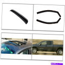 ウィンドウバイザー ウィンドウバイザー&ルーフデフレクターフィット2004-2015日産タイタンキングキャブ/エクステンデッドキャブ Window Visor ...