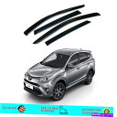 ウィンドウバイザー トヨタRAV4 2013-2018のスモークウィンドウ噴出vertバイザーサンレインガードデフレクター Smoke Window Vent Visor Sun Rain Guard Deflector for Toyota Rav4 2013-2018(2)
