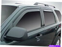 ウィンドウバイザー 2008年から2011年のマーキュリーマリナーのチャンネル換気バイザー In-Channel Vent Visors for 2008 - 2011 Mercury Mariner(2)