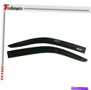 ウィンドウバイザー 05-20日産フロンティア拡張タクシーウィンドウバイザースリムスタイルのレインベントシェード Fits 05-20 Nissan Front...