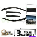 ウィンドウバイザー 2009-2014 Ford F-150拡張タクシー4ドアのウィンドウバイザーガード&バグフレクター Window Visors Guard...