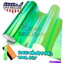 フォグライト *Galaxy Chameleon Neo Chrome Green Headlight Taillight Foglight Vinyl Tint DIY *Galaxy Chameleon Neo Chrome Green Headlight Taillight Fog Light Vinyl Tint DIY