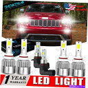 フォグライト Jeep Grand Cherokee 1999-2010明るい白いLEDヘッドライト +フォグランプコンボ6x For Jeep Grand Cherokee 1999-2010 Bright White LED Headlight + Fog Lamp Combo 6X(2)