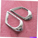フォグライト フロントバンパーインサートフォグライトベゼルクロムカバー2014-2016スバルフォレスター Front Bumper Insert Fog Light Bezel Chrome Cover For 2014-2016 Subaru Forester(2)