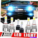 フォグライト GMC Envoy XL 2002-2006 Bright Ice Blue LEDヘッドライト +フォグランプコンボキットC6L For GMC Envoy XL 2002-2006 Bright Ice Blue LED Headlight +Fog Lamp Combo Kit C6L(2)