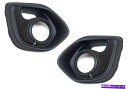 フォグライト 三菱ASX 2013-2015フロントバンパーロウアーグリルとフォグライトホールブラック MITSUBISHI ASX 2013-2015 front bumper lower grilles with fog lights hole BLACK(2)