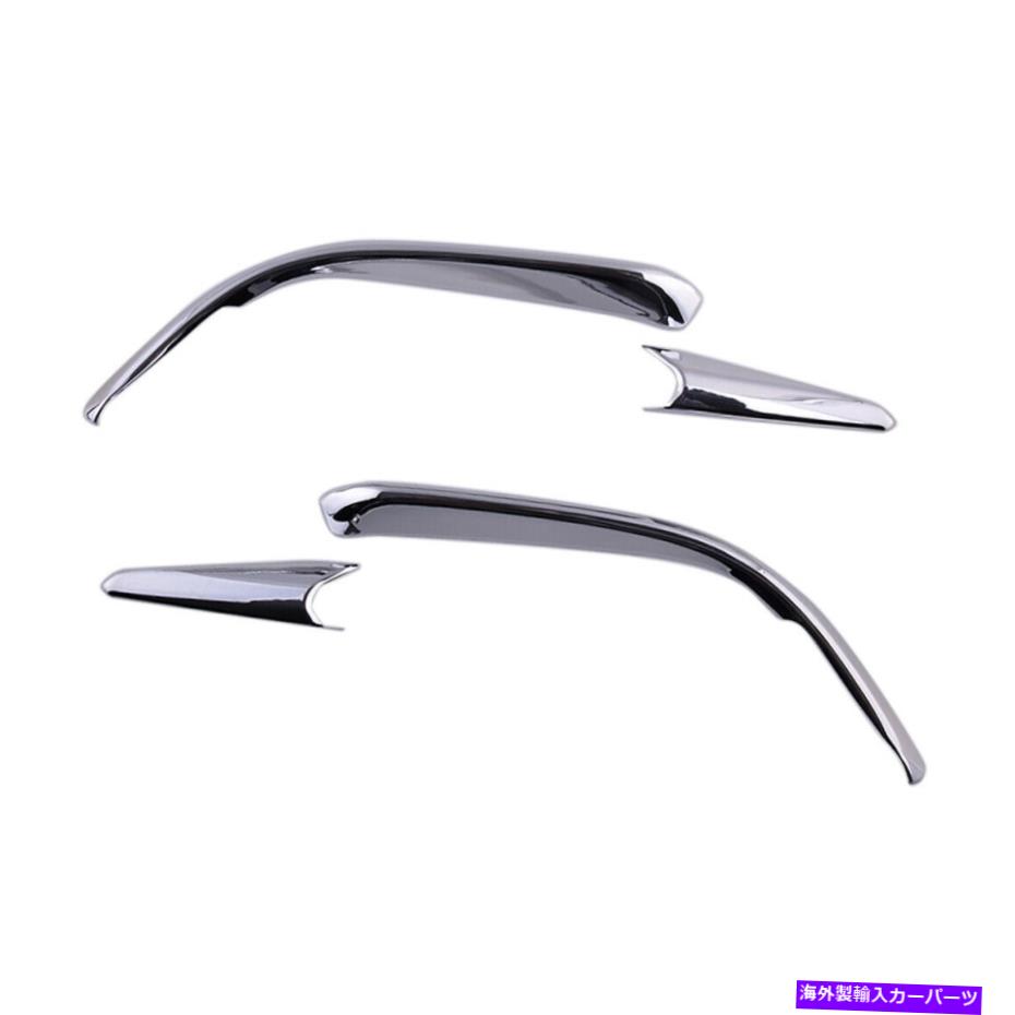 フォグライト フロントフォグライトランプまぶた眉毛トリムカバーマツダ3アクセラ2017-2018に適してい..