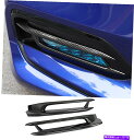 フォグライト 2018年2019年ホンダアコードカーボンファイバーカーフロントフォグランプライトカバートリム2PCS For 2018 2019 Honda A...