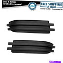 フォグライト フォグライトランプホールカバーブラックフィニッシュLH RHキットペアダッジグランドキャラバン Fog Light Lamp Hole Cover...