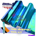 フォグライト 12 "x120"ギャラクシーカメレオンクロムダークブルーヘッドライトテールライトフォグライトフィルム 12"X120" Galaxy Chameleon Chrome Dark Blue Headlight Taillight Fog Light Film