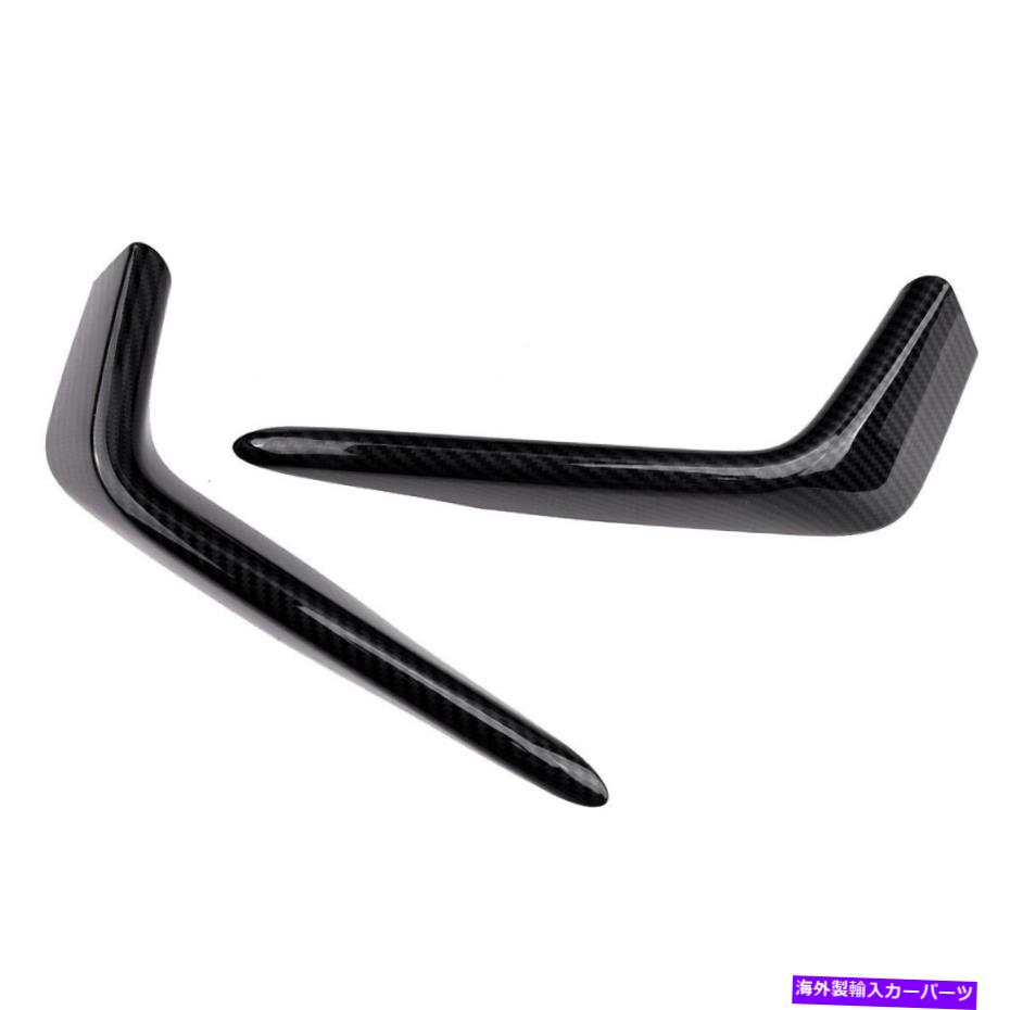 フォグライト 2xカーボンファイバーABSリアフォグライト眉毛ストリップは、ホンダシビック2020-2021に..