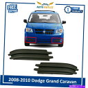フォグライト 2008-10ダッジグランドキャラバンのための新しいフォグライトランプホールカバーLH&RHサイドペア New Fog Light Lamp Ho...