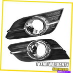 フォグライト フォグライトトリムドライビングランプエンコールドライバーと乗客サイドフィット13-16ビュイックアンコール Fog Light Trims Driving Lamp Encore Driver&Passenger Side fit 13-16 Buick Encore