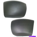 フォグライト 07-13シボレーシルバラード1500フロントプラスチックテクスチャに設定されたバンパーエンドキャップ Bumper End Caps Set F...