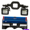フォグライト バックアップリバーストウヒッチ +2x 24W LEDフォグライトバーフィットトヨタツンドラタコマSUV Backup Reverse Tow H...