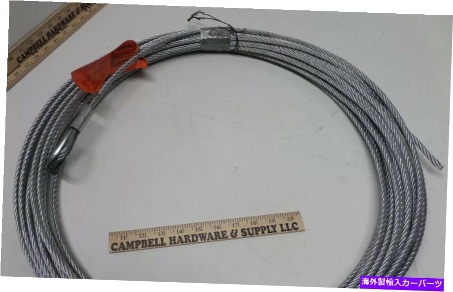 アイライン ウィンチワイヤーラインプルケーブルチョーカーとシンブルアイガック5/16 x 100 '亜鉛メッ..