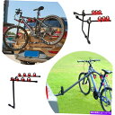 USサイクルキャリア 3/4バイクヒッチラックバイクバイクリアキャリア自転車カーラックトランクマウントラックギフト 3/4 Bikes Hitch Rack B...