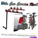 USサイクルキャリア バイクトランクマウントポータブル自転車キャリアカーユニバーサル4バイクリアラックギフト Bike Trunk Mount Portable...