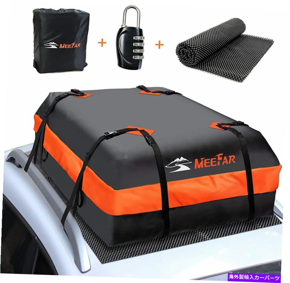 USサイクルキャリア Meefar Car Roof Bag XBeek Rooftop Top Cargoキャリアバッグ防水15立方フィート M..