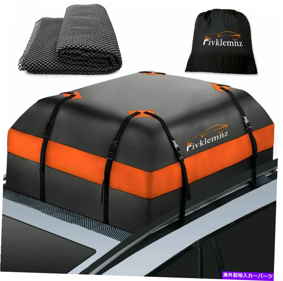USサイクルキャリア fivklemnz carルーフバッグカーゴキャリア15キュービック '防水剤添え滑り止めマッ..