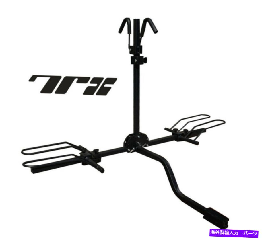 USサイクルキャリア 2バイクプラットフォームキャリアヒッチ締め付け者アンチスウェイバイクラックw/2 