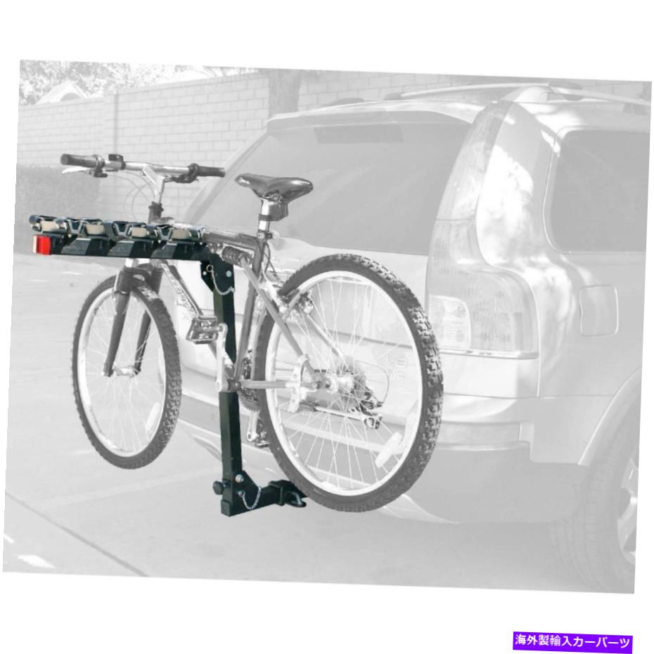 USサイクルキャリア 4自転車自転車ヒッチマウントキャリアラック2インチレシーバーカートラックトレー..