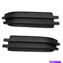 フォグライト フォグライトランプホールカバーブラックフィニッシュLH RHキットペアダッジグランドキャラバン Fog Light Lamp Hole Cover...