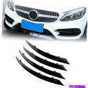 フォグライト 2015-2018 2016メルセデスベンツCクラスのフロントフォグライト装飾カバートリム Front Fog Light Decorative Cover Trim For 2015-2018 2016 Mercedes-Benz C Class(2)