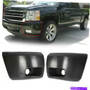 フォグライト 2007-2013に設定されたバンパーエンドキャップ Bumper End Caps Set For 2007-2013 Chevy Silver...