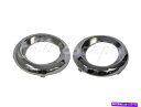 フォグライト 新しいフロントバンパーフォグライトベゼルカバー2009-2012 RAV-4リミテッドのChromeLH+RH New Front Bumper Fog Light Bezel Cover Chrome Lh+Rh For 2009-2012 Rav-4 Limited(2)