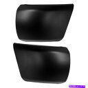 フォグライト フロントバンパーエンドキャップ2007-2013シボレーシルバラード1500セット2のプライミング Front Bumper End Caps P...