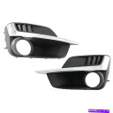 フォグライト 2015-2016のフォグライトトリムセットSubaru Impreza左と右のプライミングプラスチック2pc Fog Light Trim Set For 2015-2016 Subaru Impreza Left & Right Primed Plastic 2Pc