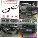 フォグライト トラックフロントフォグライトカバートリムフォグランプは、ジープグランチェーキーにフィットします Truck Front Fog Lights Cover Trim Fog Lamp Replace Fit for JeepGrandCherokee(2)
