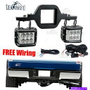フォグライト トレーラーTOWヒッチマウント60WサイドフォグLEDライトキットFORD F-150 F-250 F-350 Trailer Tow Hitch...