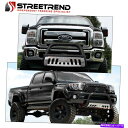 For 99-06 Silverado/Sierra 1500 Bull Bar Bumper Grille Guard Skid - Matte BlackカテゴリBull Bar状態海外直輸入品 新品メーカー車種発送詳細 送料無料 （※北海道、沖縄、離島は省く）商品詳細輸入商品の為、英語表記となります。Condition: NewBrand: StreetrendPlacement on Vehicle: FrontColor: Matte ( Satin Black ) With Stainless Steel Skid PlateStyle: Heavyduty Steel Brush Push Bumper Bull Bar GuardFeatures: Classic Style Bull Bar Heavy Duty Mild Steel With Flat BlackManufacturer Part Number: stdbghdsil991500mbbaMaterial: SteelInterchange Part Number: Classic Style Skid Plate Grill GrilleFitment Type: Performance/CustomFinish: Flat Black Fine Shimmering Finish, Stainless Skid 条件：新品ブランド：StreetRend車両への配置：フロント色：ステンレス鋼のスキッドプレートとマット（サテンブラック）スタイル：ヘビーデューティスチールブラシプッシュバンパーブルバーガード機能：クラシックスタイルのブルバー平らな黒の頑丈な軟鋼メーカーの部品番号：STDBGHDSIL991500MBBA材料：鋼交換部品番号：クラシックスタイルのスキッドプレートグリルグリルフィットメントタイプ：パフォーマンス/カスタム仕上げ：フラットブラックの細かいきらめく仕上げ、ステンレススキッド《ご注文前にご確認ください》■海外輸入品の為、NC・NRでお願い致します。■取り付け説明書は基本的に付属しておりません。お取付に関しましては専門の業者様とご相談お願いいたします。■通常2〜4週間でのお届けを予定をしておりますが、天候、通関、国際事情により輸送便の遅延が発生する可能性や、仕入・輸送費高騰や通関診査追加等による価格のご相談の可能性もございますことご了承いただいております。■海外メーカーの注文状況次第では在庫切れの場合もございます。その場合は弊社都合にてキャンセルとなります。■配送遅延、商品違い等によってお客様に追加料金が発生した場合や取付け時に必要な加工費や追加部品等の、商品代金以外の弊社へのご請求には一切応じかねます。■弊社は海外パーツの輸入販売業のため、製品のお取り付けや加工についてのサポートは行っておりません。専門店様と解決をお願いしております。■大型商品に関しましては、配送会社の規定により個人宅への配送が困難な場合がございます。その場合は、会社や倉庫、最寄りの営業所での受け取りをお願いする場合がございます。■輸入消費税が追加課税される場合もございます。その場合はお客様側で輸入業者へ輸入消費税のお支払いのご負担をお願いする場合がございます。■商品説明文中に英語にて”保証”関する記載があっても適応はされませんのでご了承ください。■海外倉庫から到着した製品を、再度国内で検品を行い、日本郵便または佐川急便にて発送となります。■初期不良の場合は商品到着後7日以内にご連絡下さいませ。■輸入商品のためイメージ違いやご注文間違い当のお客様都合ご返品はお断りをさせていただいておりますが、弊社条件を満たしている場合はご購入金額の30％の手数料を頂いた場合に限りご返品をお受けできる場合もございます。(ご注文と同時に商品のお取り寄せが開始するため)（30％の内訳は、海外返送費用・関税・消費全負担分となります）■USパーツの輸入代行も行っておりますので、ショップに掲載されていない商品でもお探しする事が可能です。お気軽にお問い合わせ下さいませ。[輸入お取り寄せ品においてのご返品制度・保証制度等、弊社販売条件ページに詳細の記載がございますのでご覧くださいませ]&nbsp;