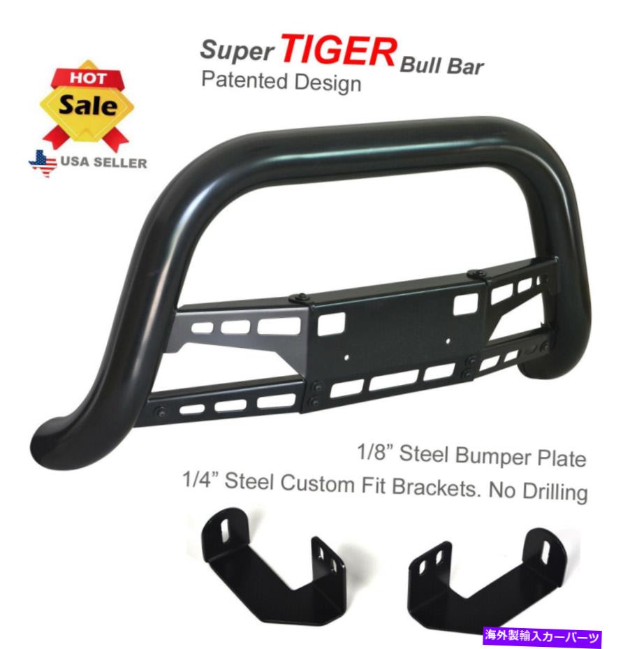 Bull Bar ѡ֥Сեå98-04ȥ西 / 96-98 4runner֥åѥƥ Super Tiger Bull Bar Fits 98-04 Toyota Tacoma / 96-98 4Runner Black Powdercoated