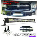 Bull Bar ダッジラム用のウルトラシン20インチLEDライトバー1500フロントブルバーバンパーグリルガード Ultra thin 20 Led Light Bar For Dodge Ram 1500 Front Bull Bar Bumper Grill Guard