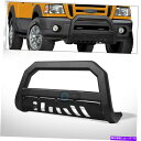 Bull Bar 98-11フォードレンジャーテクスチャBLK AVTブルバーブラシプッシュバンパーグリルガード Fits 98-11 Ford Ranger Textured Blk AVT Bull Bar Brush Push Bumper Grille Guard(2)