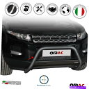 Bull Bar レンジローバーEvoque 2012-2015ブラックS.Steel Bull Bar Front Bumper Grill Guard For Range Rover Evoque 2012-2015 Black S.Steel Bull Bar Front Bumper Grill Guard(2)