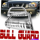 Bull Bar 05-07パスファインダーステンレスクロムバープッシュバンパーグリルグリルガード For 05-07 Pathfinder Stainless Chrome Bull Bar Push Bumper Grill Grille Guard(2)