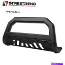 Bull Bar 2005年から2007年のフォードF250/F350テクスチャBLK AVTエッジブルバーバーバンパーグリルガード For 2005-2007 Ford F250/F350 Textured Blk AVT Edge Bull Bar Bumper Grille Guard(2)