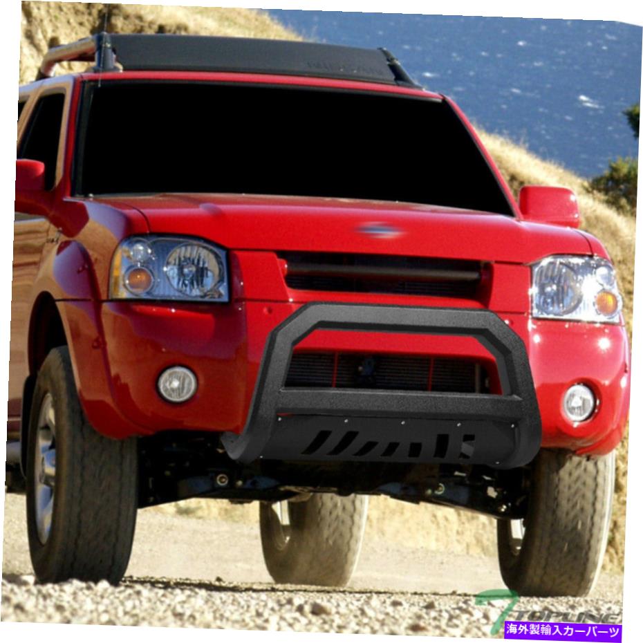 Bull Bar 2001年から2004年のトップライン日産フロンティアAVTブルバーグリルガード - テクスチャブラック Topline For 2001-2004 Nissan Frontier AVT Bull Bar Grille Guard - Textured Black