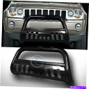 Bull Bar 08-10ジープグランドチェロキーブルクブルバーブラシプッシュバンパーグリルグリルガード Fits 08-10 Jeep Grand Cherokee Blk Bull Bar Brush Push Bumper Grill Grille Guard