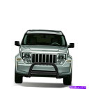 Bull Bar APUフィット07-11ダッジニトロ/02-07ジープリバティブラックブルバースキッドプレートなし APU fits 07-11 Dodge Nitro/02-07 Jeep Liberty Black Bull Bar No Skid Plate