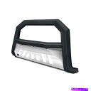 Bull Bar シボレータホ07-20 3 "ARシリーズブラックブルバーwブラシ付きスキッドプレート For Chevy Tahoe 07-20 3" AR Series Black Bull Bar w Brushed Skid Plate