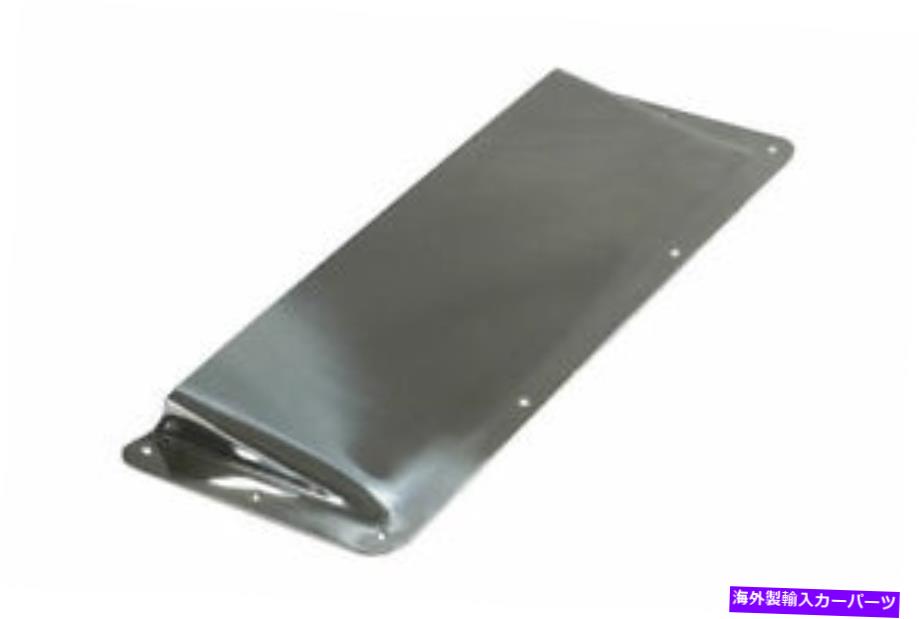 フードベントトリム Jeep CJ YJ Wrangler 78-95フードエアベントスクープステンレスx 11130.01用 For Jeep Cj Yj Wrangler 78-95 Hood Air Vent Scoop Stainless X 11130.01【並行輸入品】