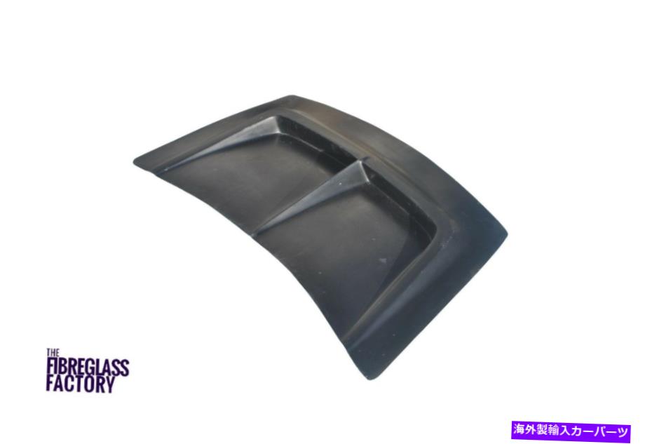 フードベントトリム オールドスクールドリフトボンネットスクープ2ファイバーグラス Old School Drift Bonnet Scoop 2 Fibreglass