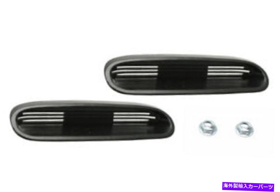 フードベントトリム ホールデンボンネットスクープインサートペア +フィッティングナットHT HGモナロベント Holden Bonnet Scoop Insert PAIR + Fitting Nuts HT HG Monaro vent