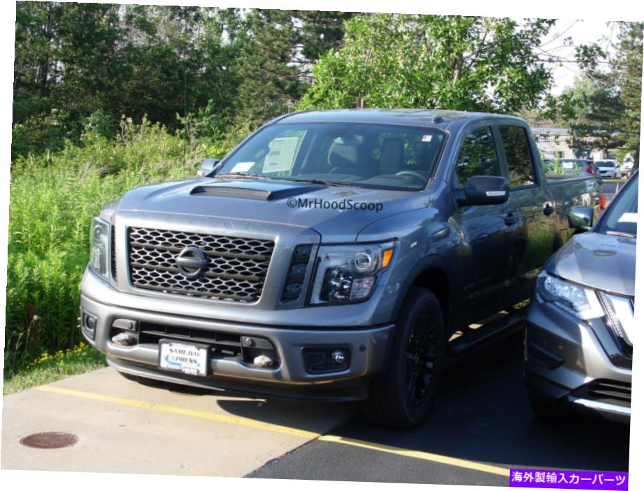 フードベントトリム 2016-2021 Mrhoodscoop塗装HS009による日産タイタンのフードスクープ 2016-2021 Hood Scoop For Nissan Titan By MRHoodScoop PAINTED HS009【並行輸入品】