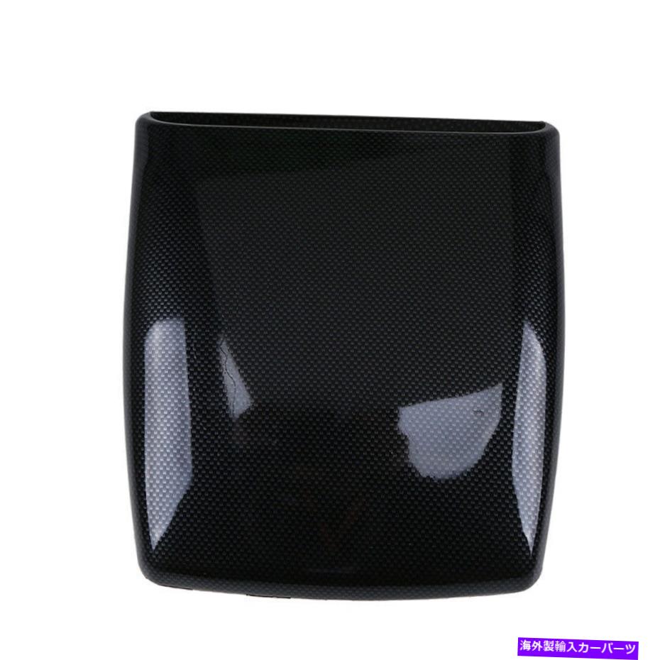 フードベントトリム カーボンファイバーカーエアフロー装飾吸気フェンダーフードスクープボンネットベントカバートリム Carbon Fiber Car Air Flow Decor Intake Fender Hood Scoop Bonnet Vent Cover Trim
